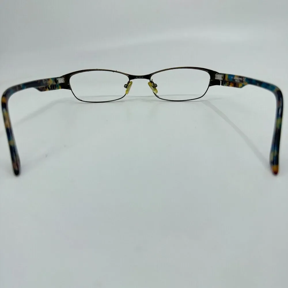 LIZ CLAIRBORNE Brown Eyeglasses‎ Frames Womens 52-18-130 H12118
